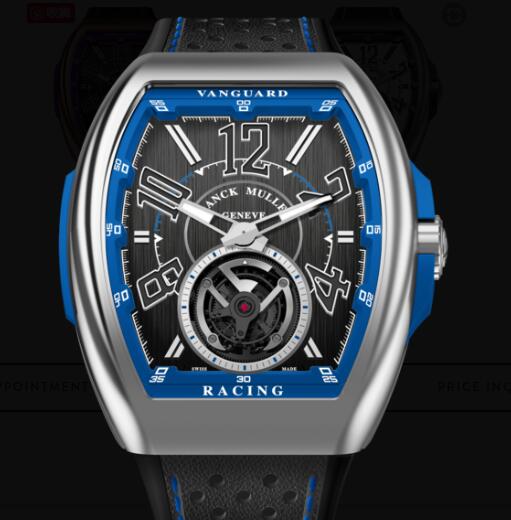 Review Buy Franck Muller Vanguard Racing Tourbillon Replica Watch for sale Cheap Price V 45 T RACING (BL) - Click Image to Close